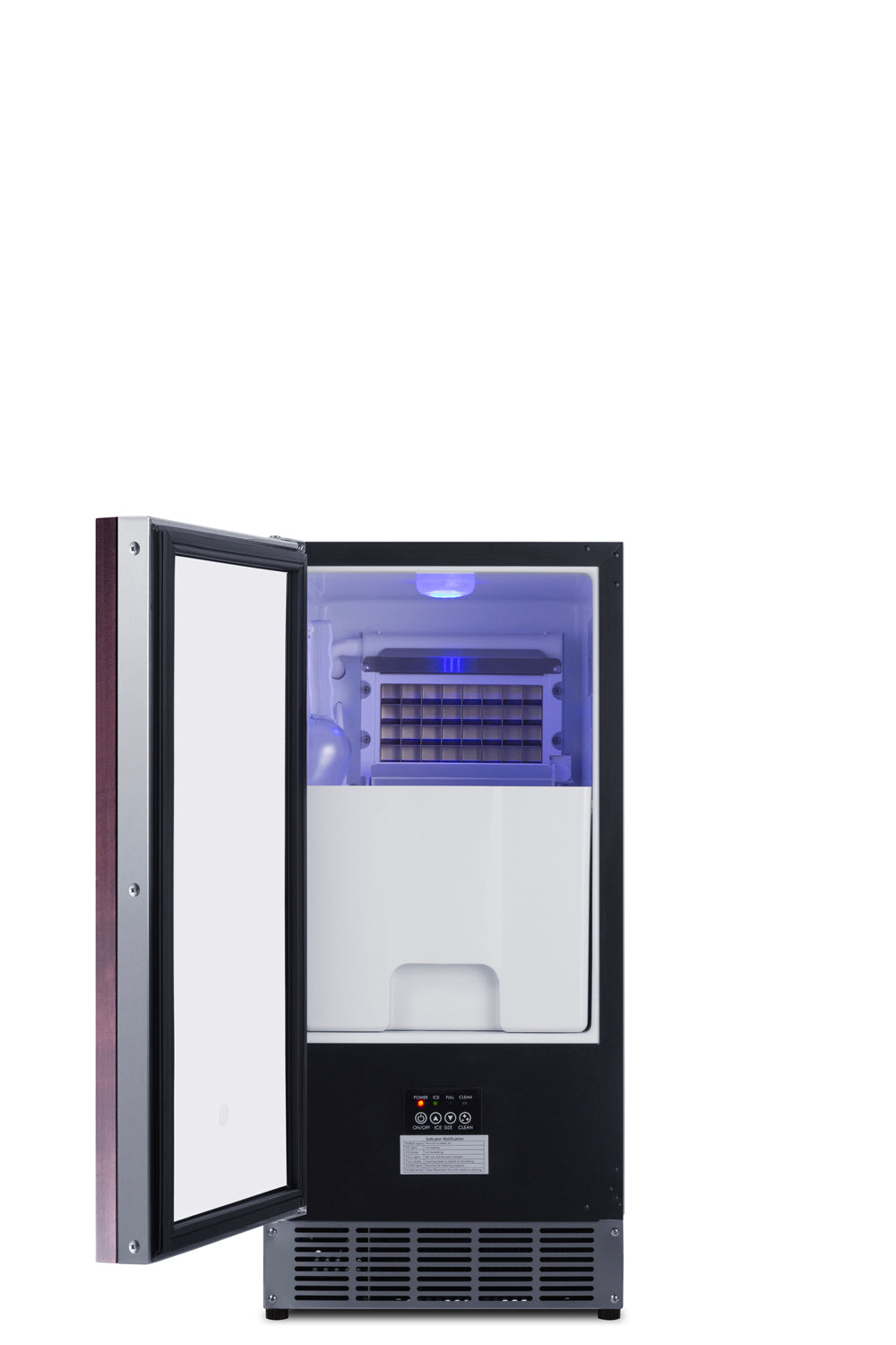 Built-In 45 lb. Clear Icemaker, ADA Compliant (Panel Not Included)
