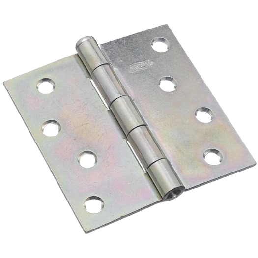 4-inch square zinc plated steel broad door hinge for durable home improvement and hardware projects under $50 collection