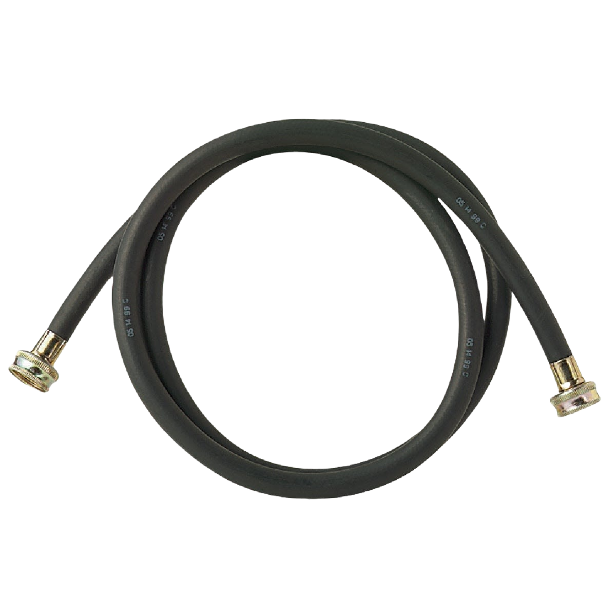 6-foot reinforced rubber inlet pressure hose with metal fittings for plumbing parts and repair under $50
