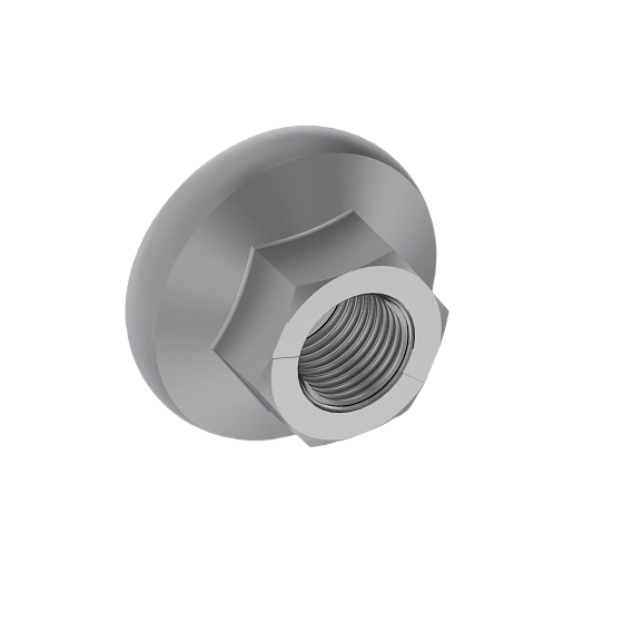 John Deere 9/16" Hexagonal Lock Nut, 5-Pack