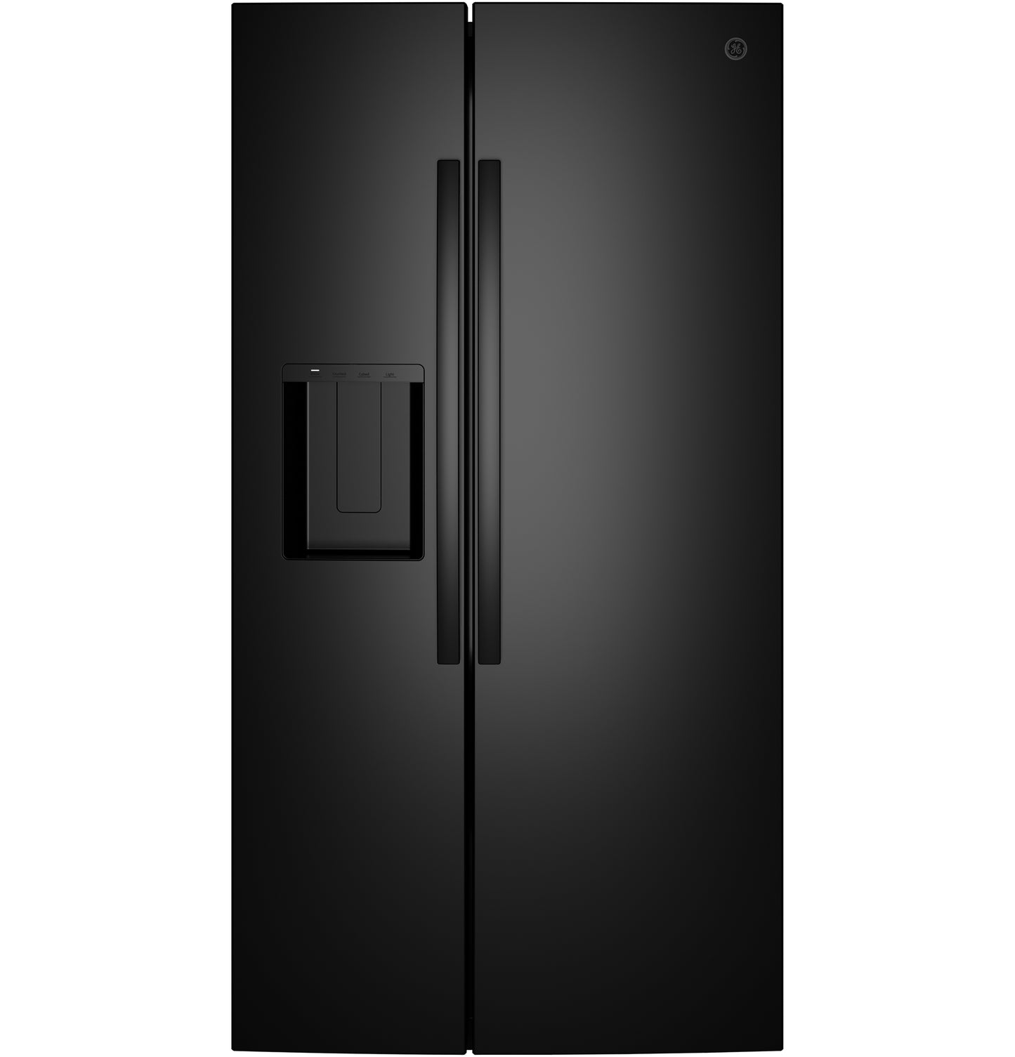 GE® ENERGY STAR® 23.6 Cu. Ft. Counter-Depth Side-By-Side Refrigerator with Extra Tall Dispenser and In-Door Icemaker
