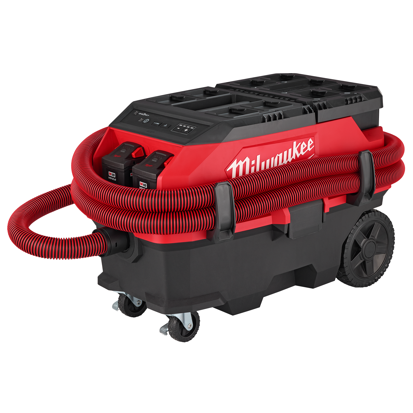 Milwaukee M18 FUEL™ 9 Gallon Dual Battery Dust Extractor w/ PACKOUT™ Compatibility and VACLINK™ Kit