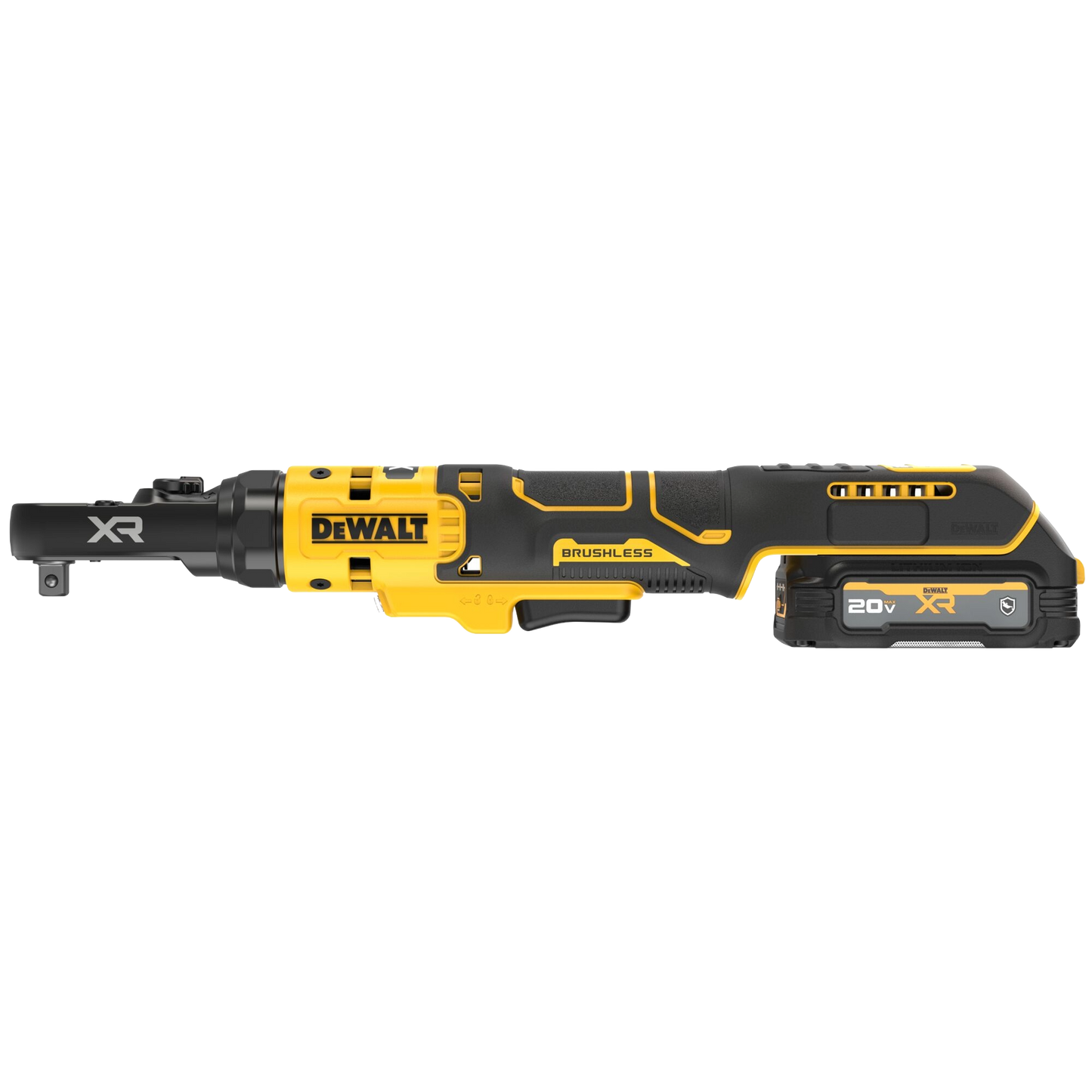 DEWALT 20V MAX* XR® Brushless Cordless 3/8-In. & 1/2-In. Sealed Head Ratchet Kit