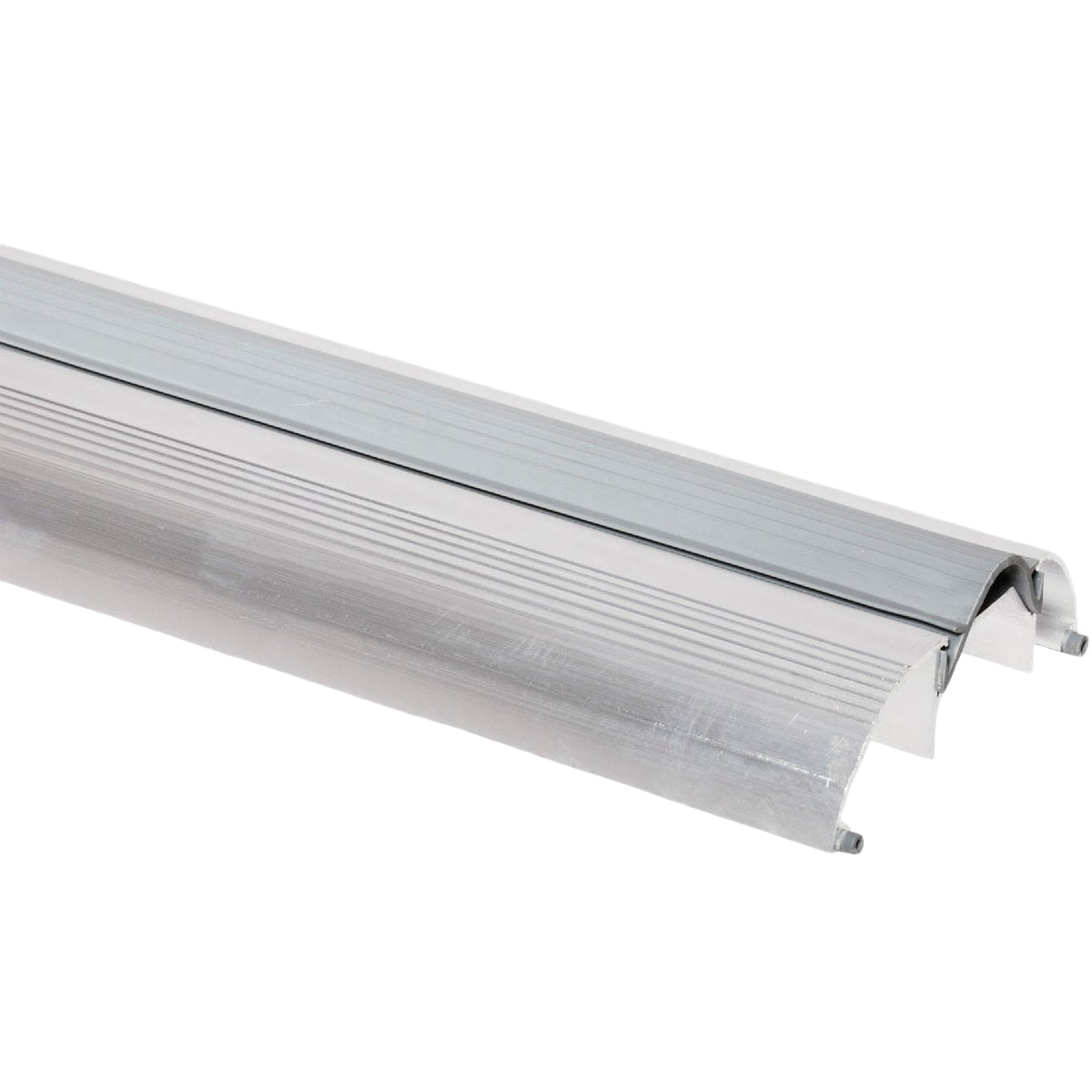 Silver aluminum and vinyl threshold for door sealing, durable hardware for home improvement projects under $50 collections