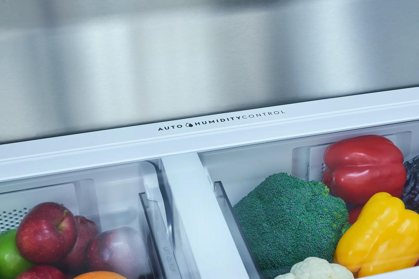 22 Cu. Ft. Counter-Depth 4-Door French Door Refrigerator