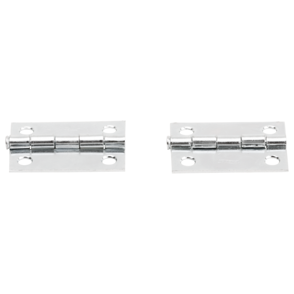 Pair of zinc loose-pin narrow hinges with screws for door and hardware projects in home improvement under $50 collection