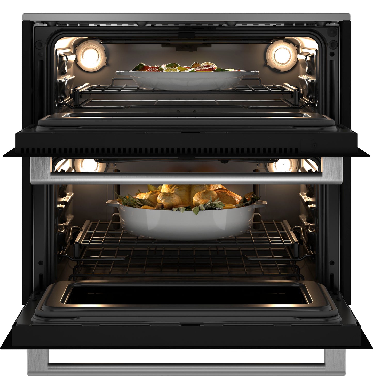 CAFÉ™ 30" Duo Smart Single Wall Oven in Platinum Glass