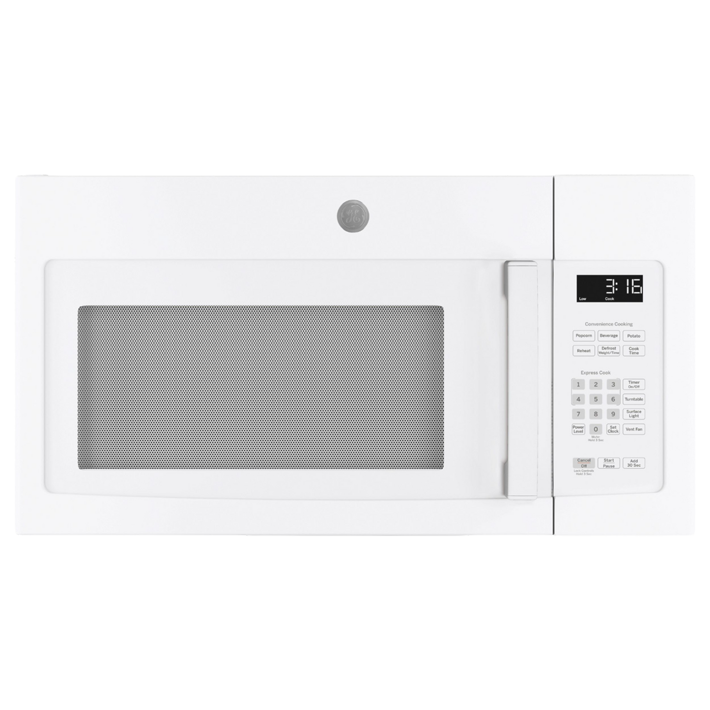 GE® 1.6 Cu. Ft. Over-the-Range Microwave Oven with Recirculating Venting