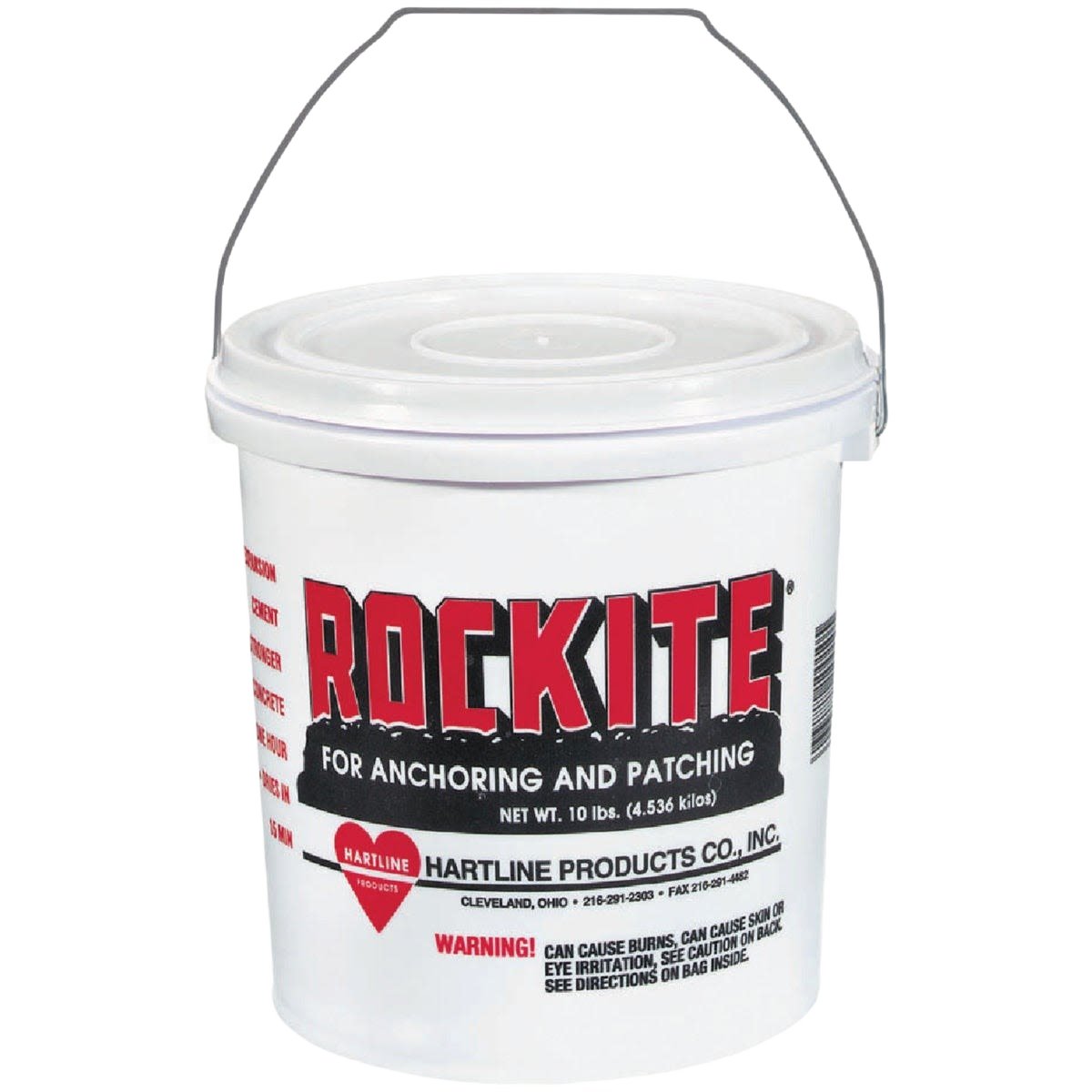 10 lb plastic pail of fast setting hydraulic cement for anchoring and patching in home improvement tools collections