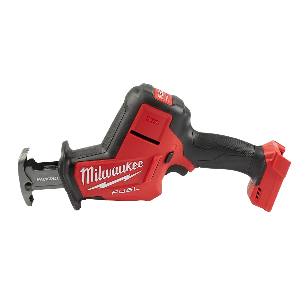 Red and black cordless reciprocating saw with ergonomic grip for efficient tools and home improvement use
