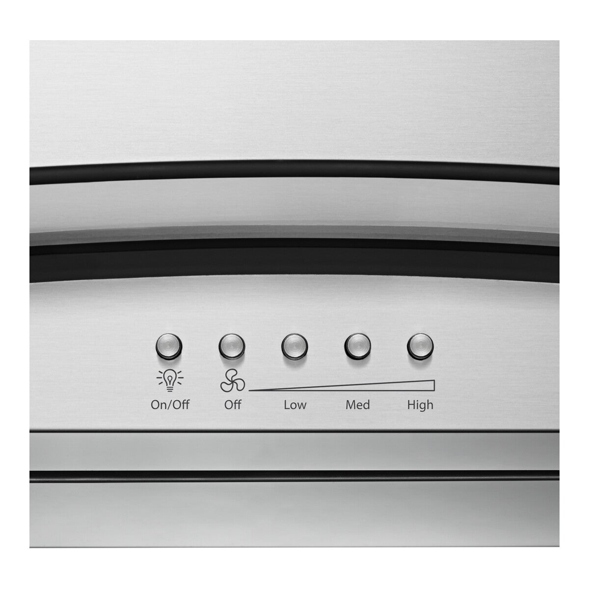 30" Modern Glass Wall Mount Range Hood