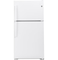 White top freezer refrigerator with simple handles in Refrigerators and Kitchen & Kitchenware collections