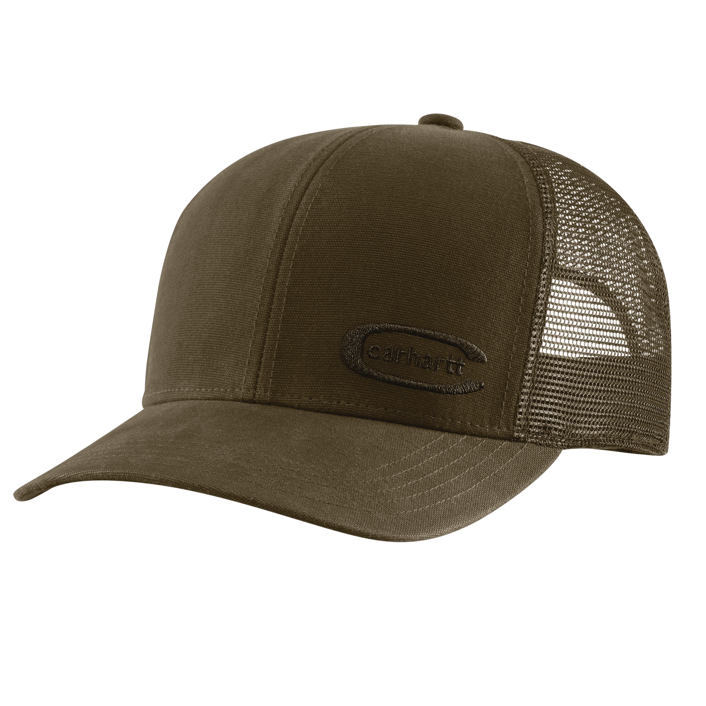 Carhartt Canvas Mesh-Back Embossed Cap