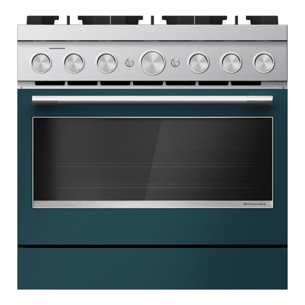 36-Inch 6 Burner Commercial-Style Dual Fuel Range with No Preheat Air Fry Mode