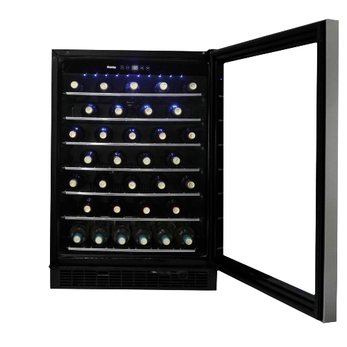 5.7 CF Built In Undercounter Wine Cooler, Single Door, Single Zone