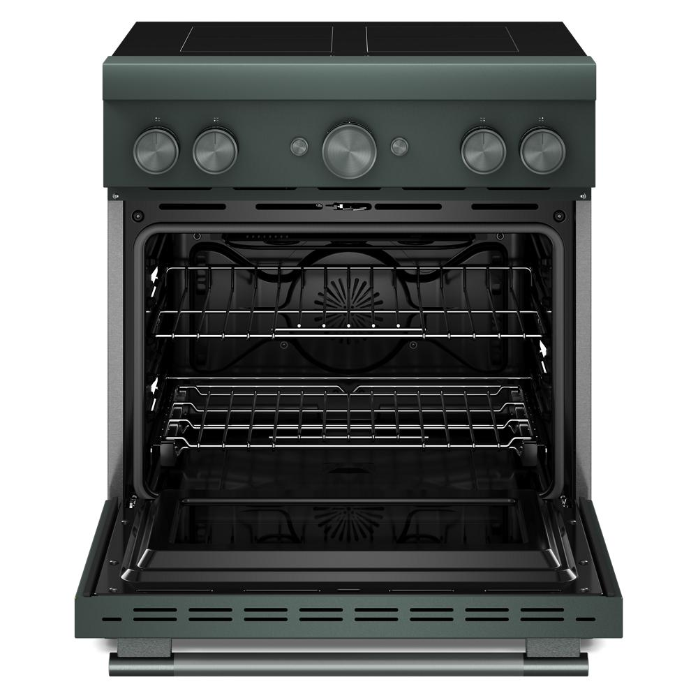 30-Inch 4-Element Induction Freestanding Commercial-Style Range with Air Fry