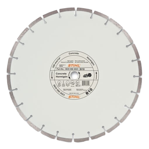 16-inch diamond blade with laser-welded segments for concrete cutting, part of saw accessories and power tool accessories collections