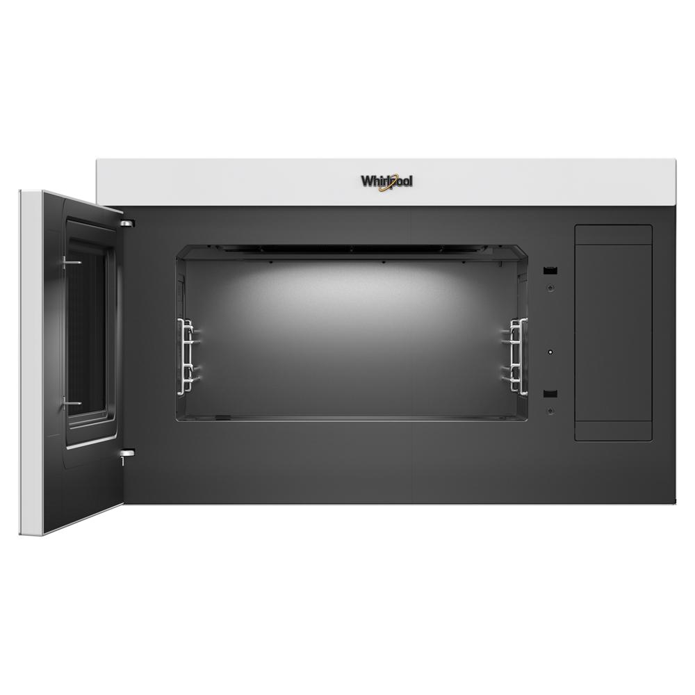Open stainless steel Air Fry over-the-range oven with flush design from Kitchen & Kitchenware appliances collection.
