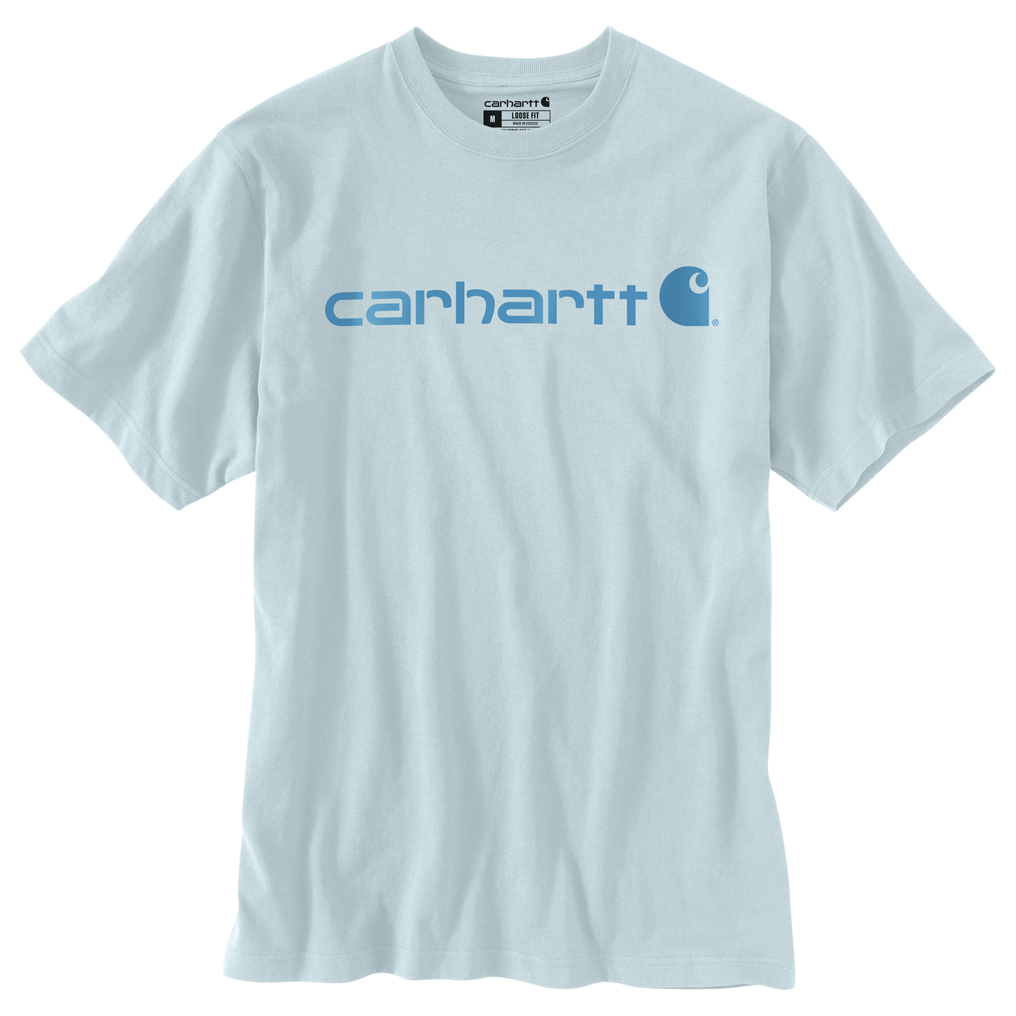 Carhartt Men's Loose Fit Heavyweight Short-Sleeve Logo Graphic T-Shirt