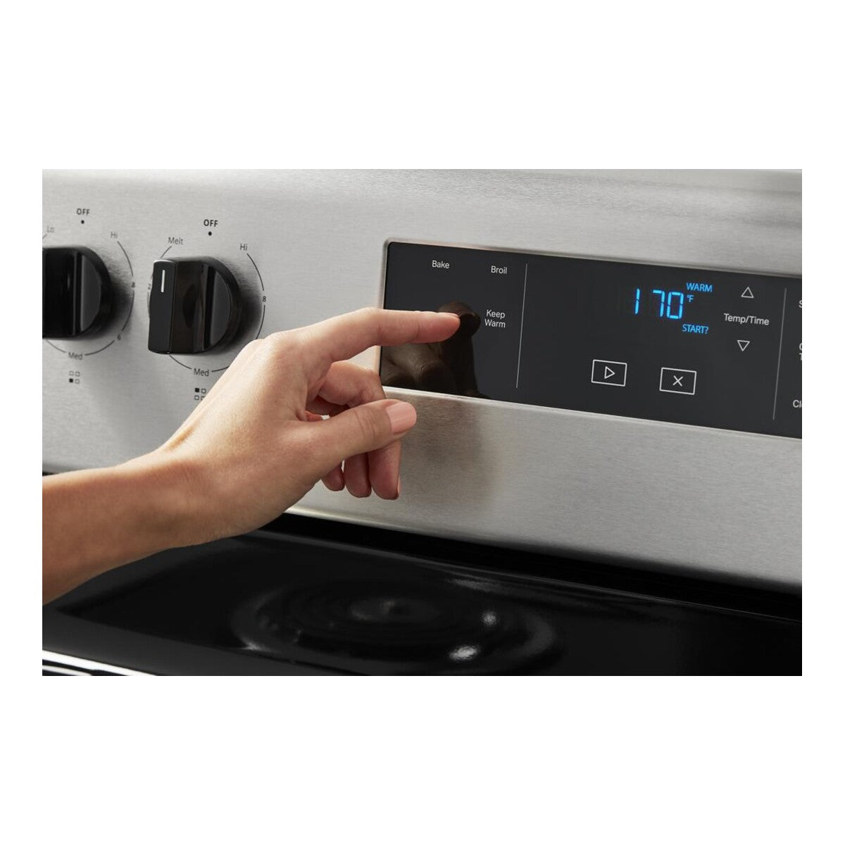 4.8 cu. ft. Electric Range with Keep Warm setting