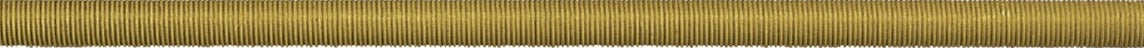 30-inch brass-plated threaded adapter pipe for lamp assembly in electrical and lighting hardware projects