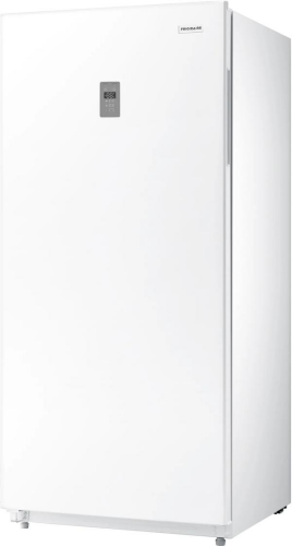 Tall white upright convertible freezer and refrigerator with digital display on door, designed for garage use, shown in Refrigerators, Kitchen & Kitchenware, Appliances at Hartville Hardware.