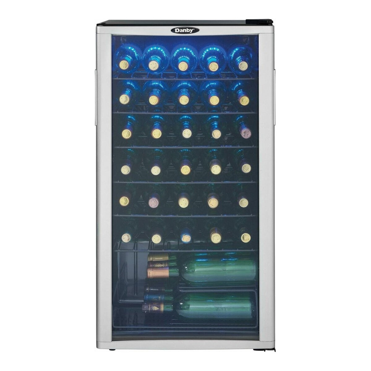 Danby 36 Bottle Free-Standing Wine Cooler in Platinum - DWC350BLP
