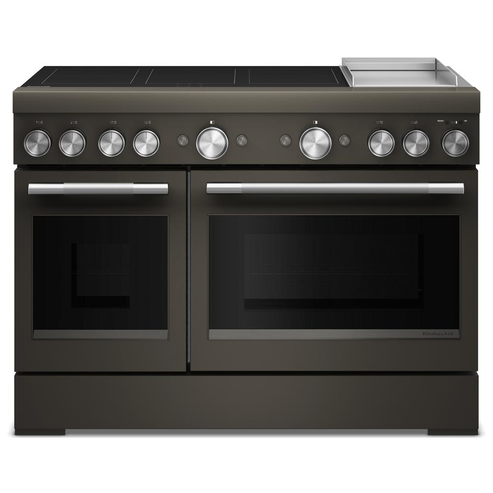 48-Inch 6-Element Induction Freestanding Commercial-Style Range with Griddle