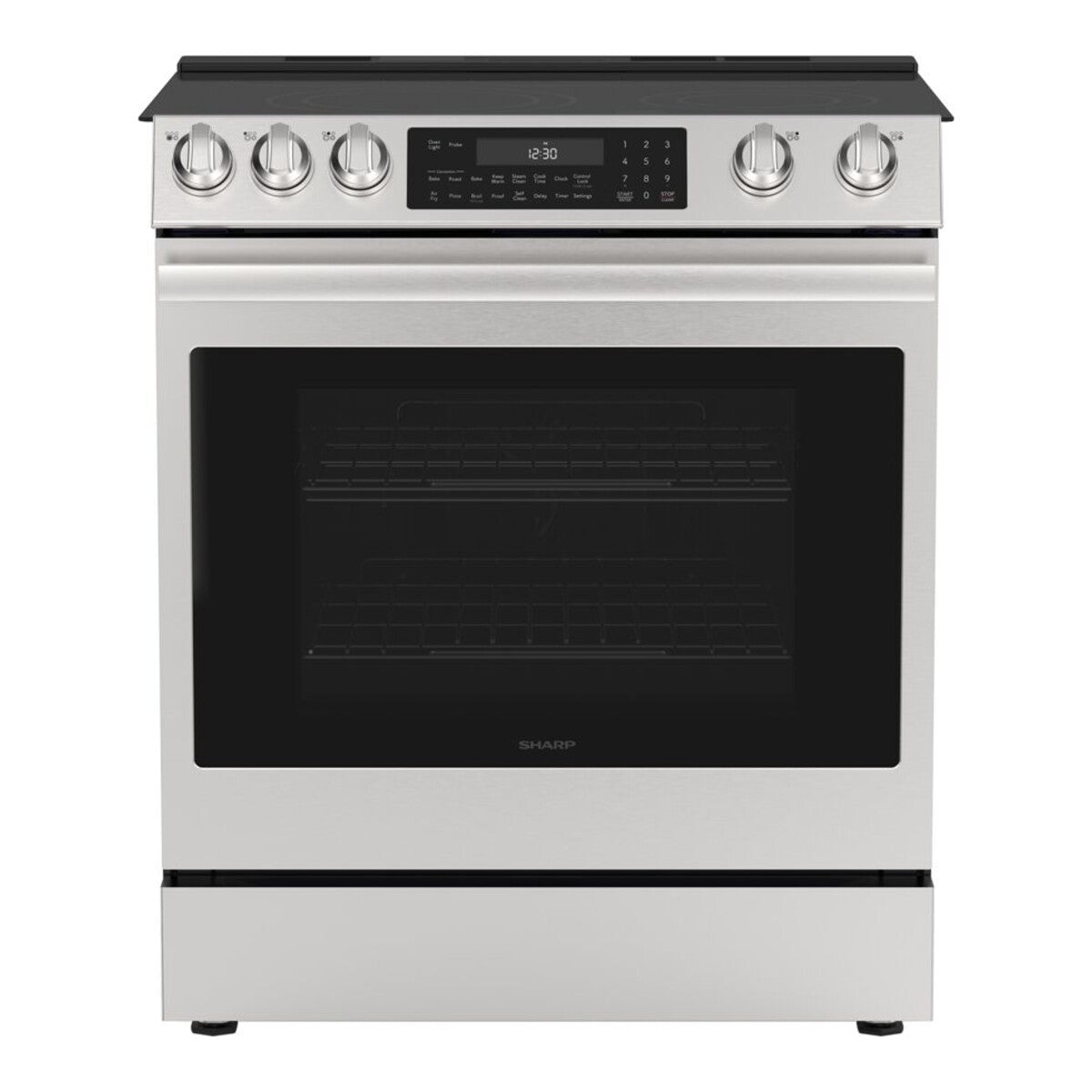 6.3 CF / 30" Electric Slide-In Range, True European Convection, Air Fry