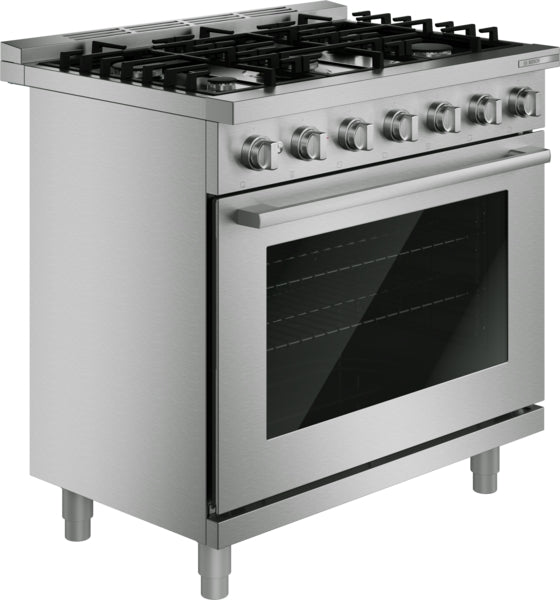 500 Series, Dual Fuel Freestanding Range, 36'', Stainless Steel