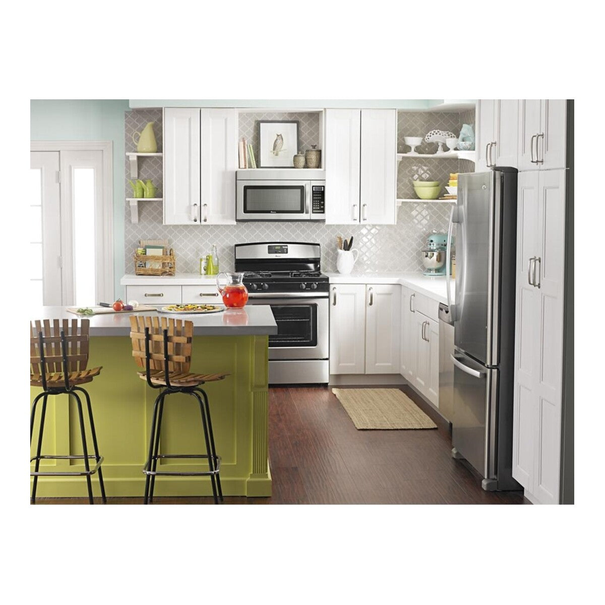 Amana® by Whirlpool Corp. 33-Inch Bottom-Freezer Refrigerator with EasyFreezer™ Pull-Out Drawer — 22 Cu. Ft.