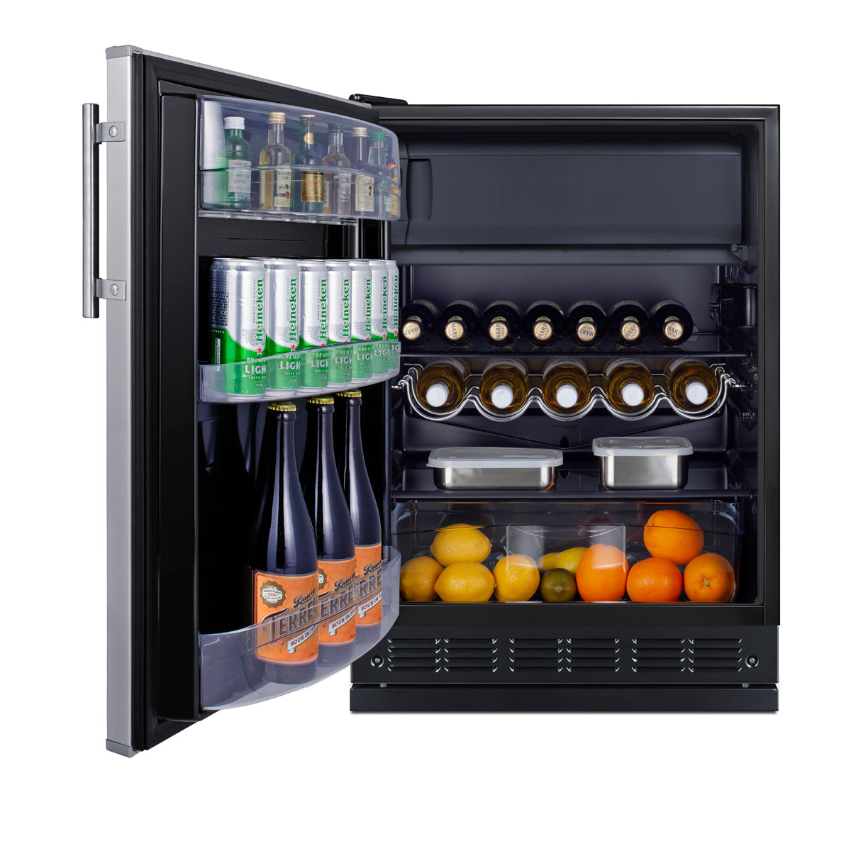 24" Wide Refrigerator-Freezer