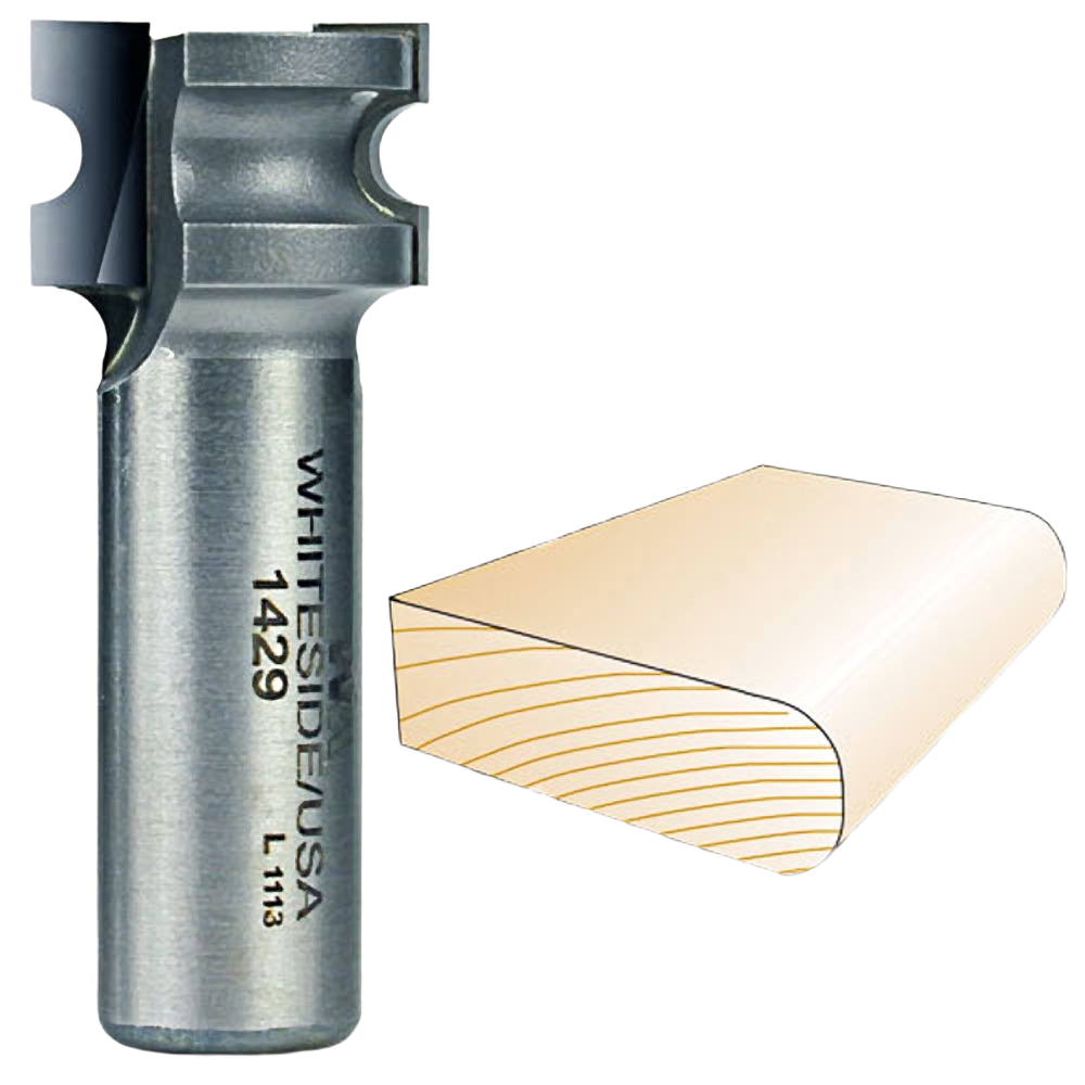 High-quality bull nose router bit with 1/2 inch shank for rounded edges on wood in power tool accessories under $50 collections