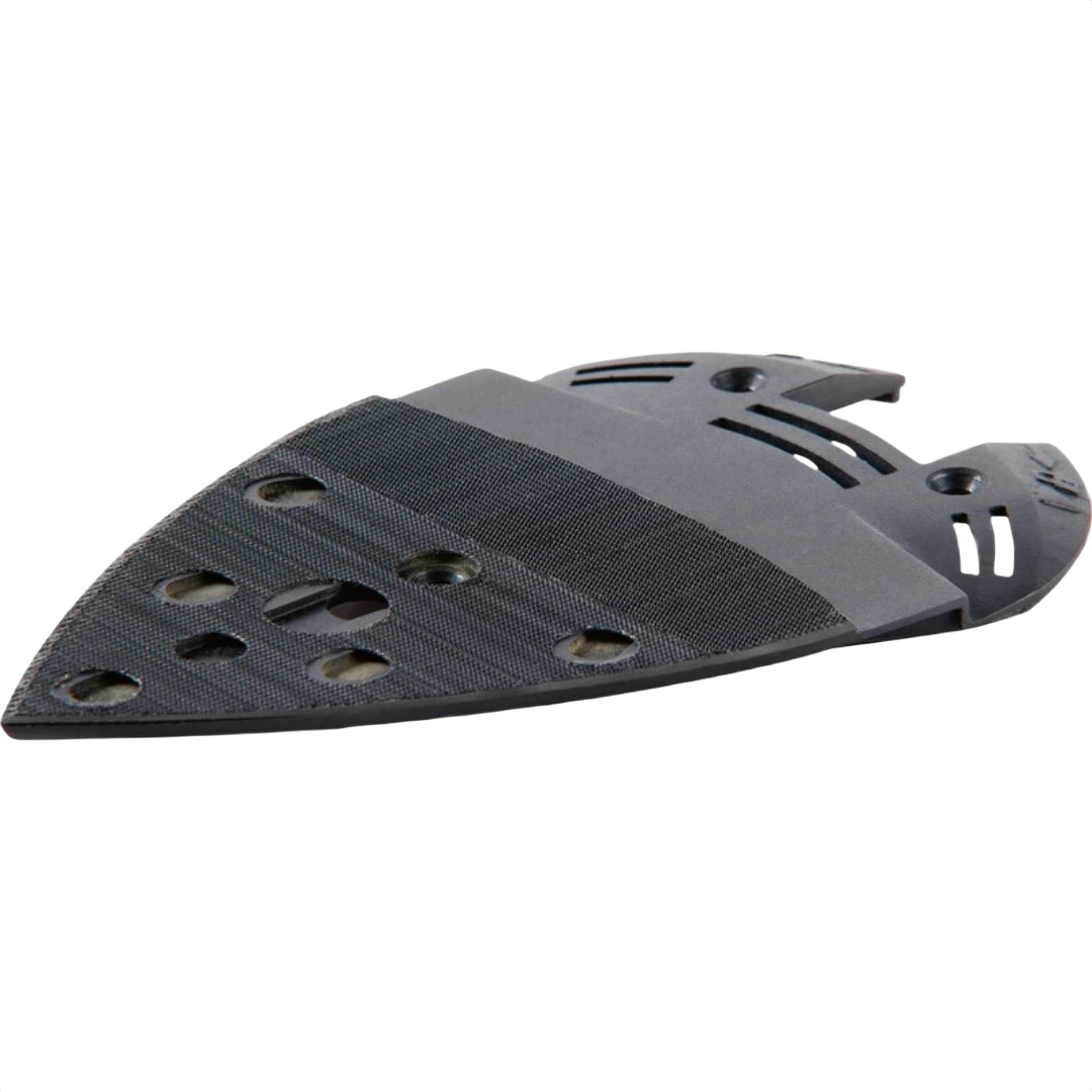 Black extended delta-shaped sanding pad for power tools in woodworking tool accessories under $50 collection