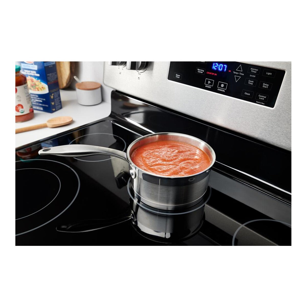Maytag® 30-Inch Wide Freestanding Electric Range with Steam Clean - 5.3 cu. ft.