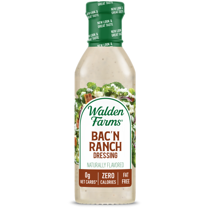 Bottle of zero calorie Bac'n Ranch salad dressing from Walden Farms in Food & Beverage collection