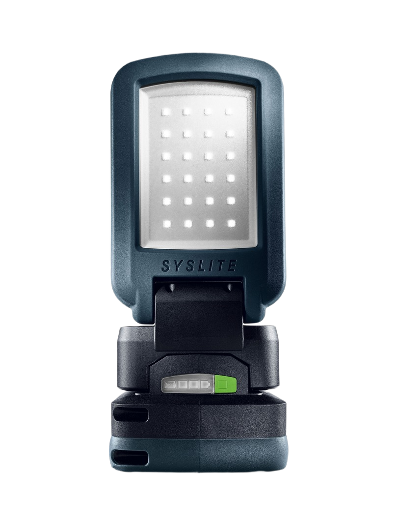 Compact cordless work light with adjustable head and battery indicator for home improvement and tool collections under $100