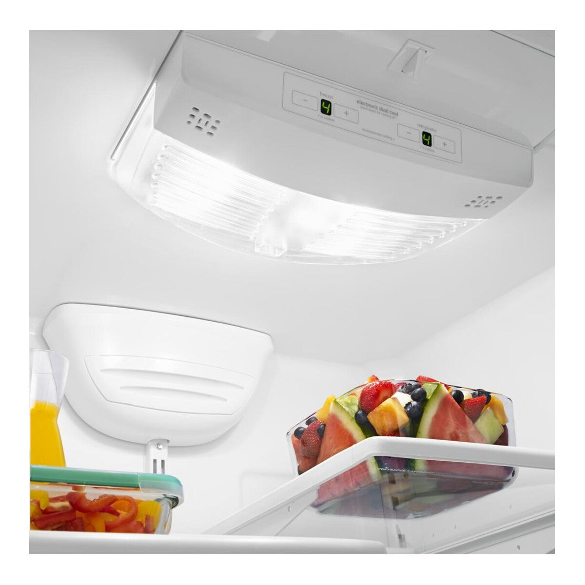 33-inches wide Bottom-Freezer Refrigerator with SpillGuard™ Glass Shelves - 22 cu. ft