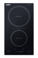 12" Wide 115V 2-Zone Induction Cooktop With Safety Shutoff