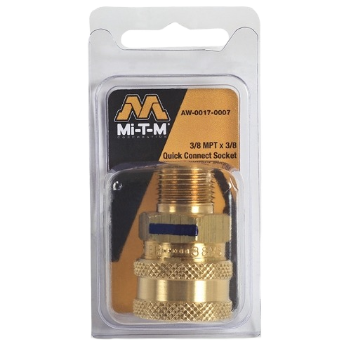 Brass quick connect socket with 3/8 inch threaded fitting for power tool accessories and home improvement under $50 collection