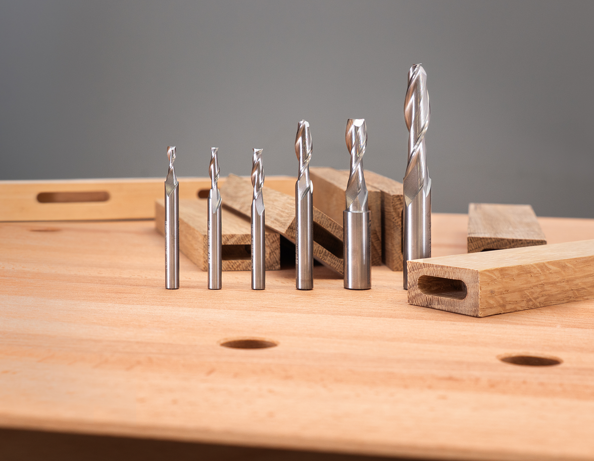 UJK 4mm x 12mm Solid Carbide Up Cut Spiral Cutter (1/4")