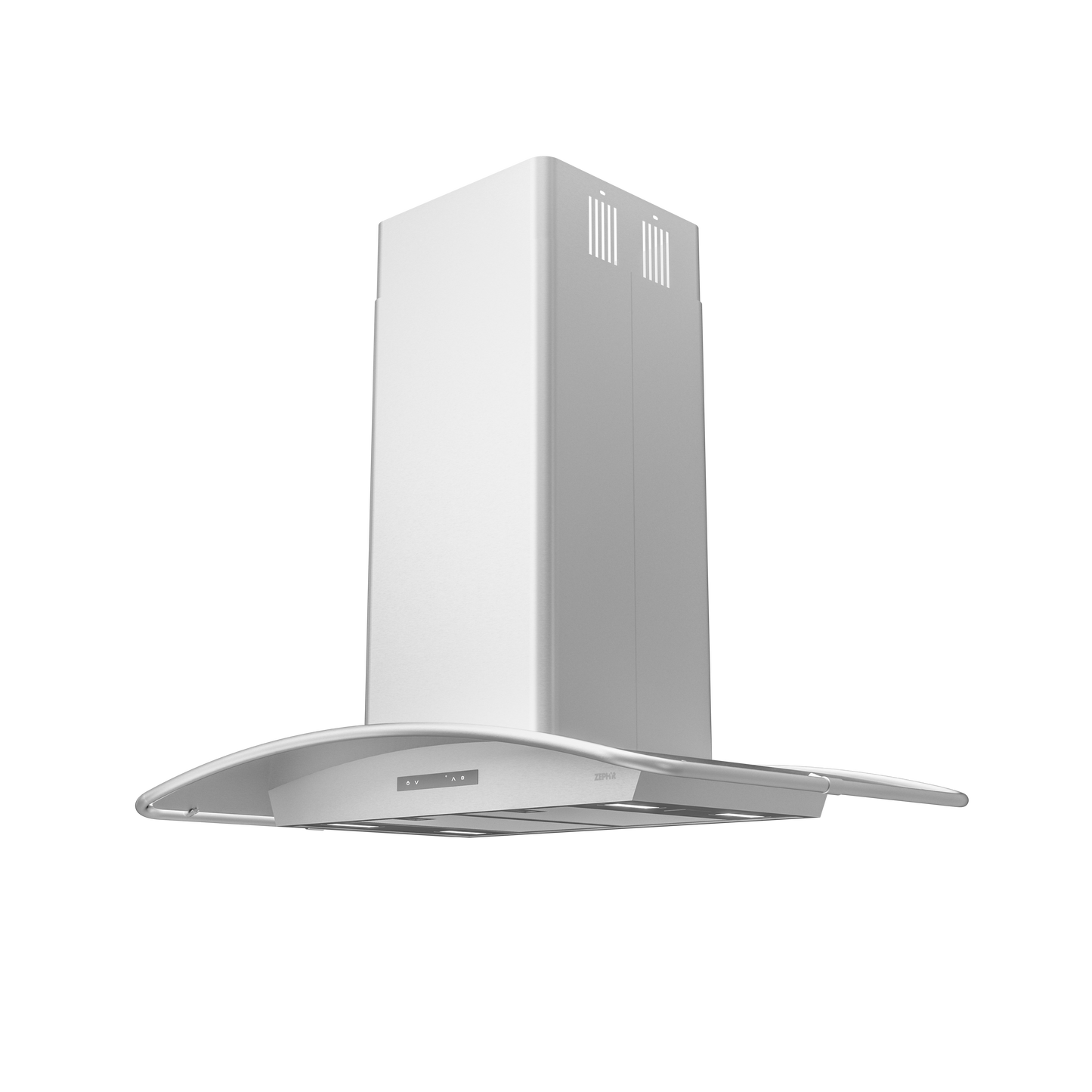 42-inch stainless steel island range hood with LED lighting and CleanAir feature from island range hoods collection