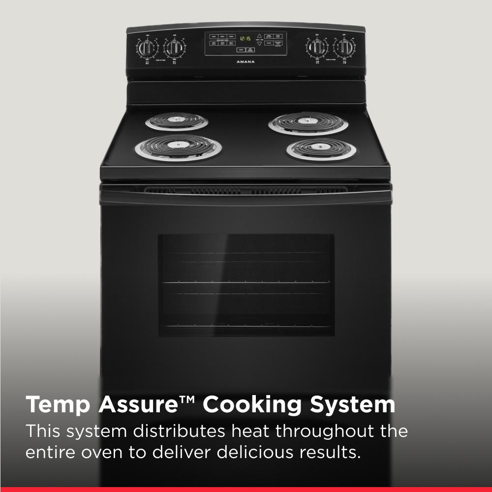 30-inch Amana® Electric Range with Bake Assist Temps