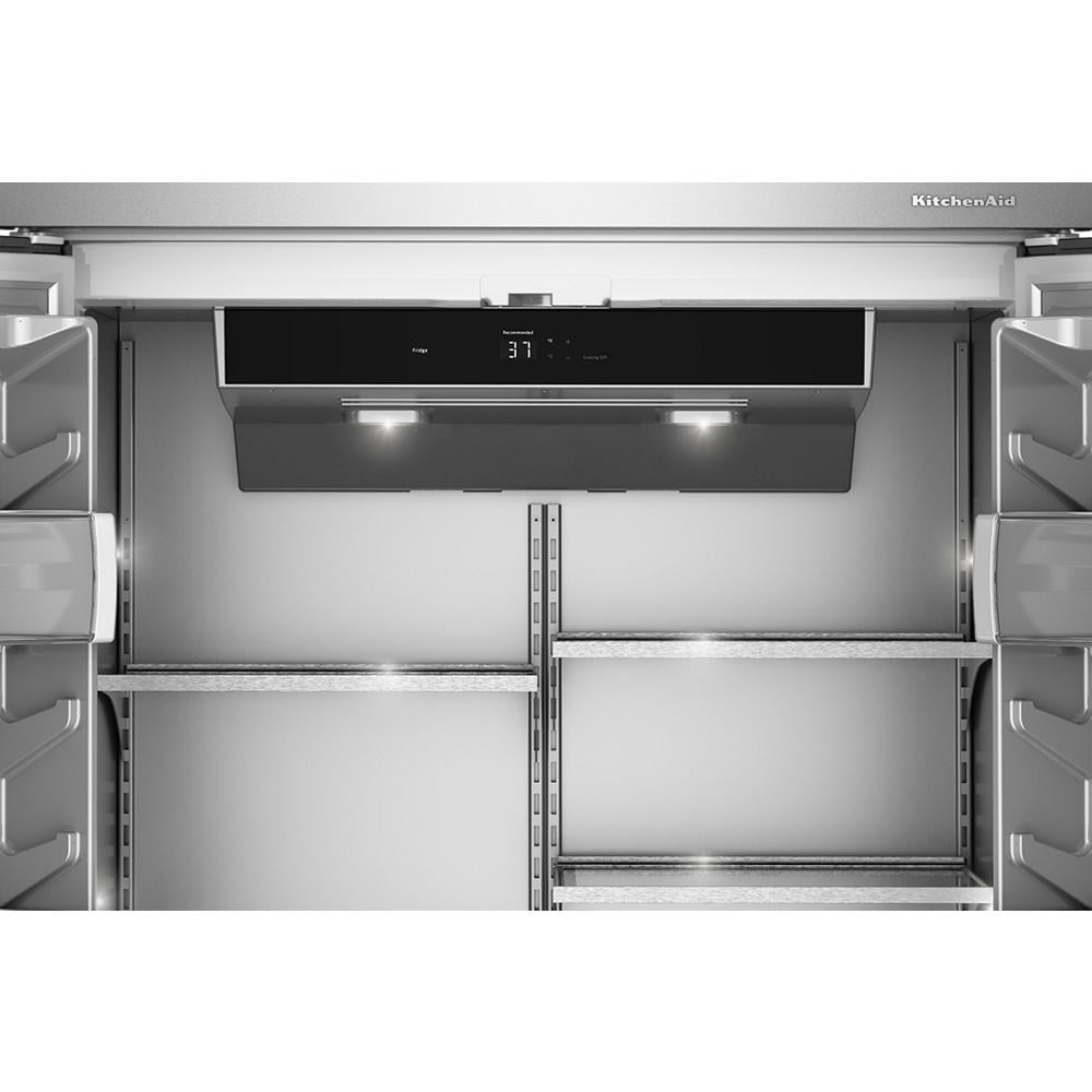 20.8 Cu. Ft. 36" Built-In French Door Bottom Mount Refrigerator with Platinum Interior