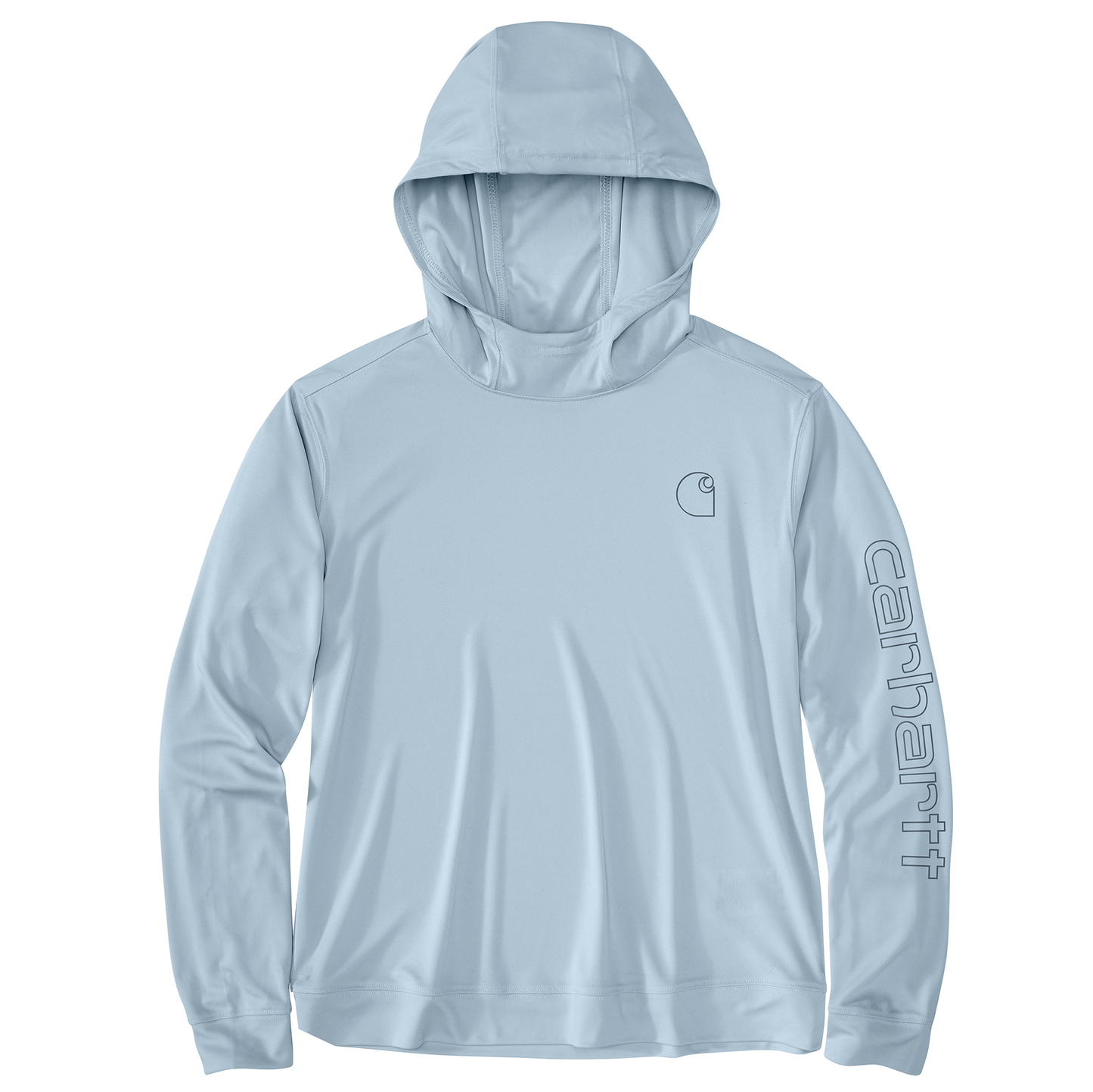 Carhartt Women's Force Sun Defender Lightweight Long-Sleeve Hooded Graphic T-Shirt