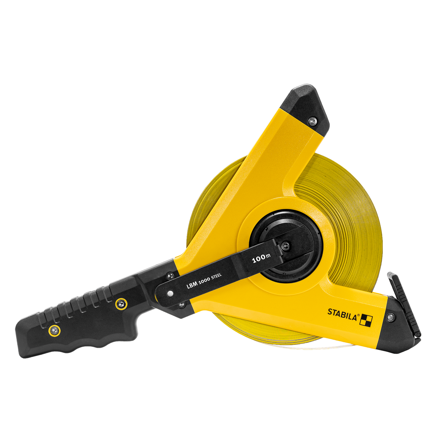 Stabila 100m LBM 1000 Steel Blade Metric Open Reel Measuring Tape
