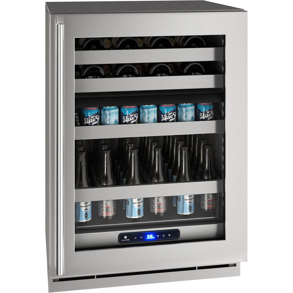 24" Dual-Zone Beverage Center