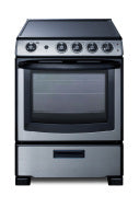 24" Wide Electric Smooth-Top Range
