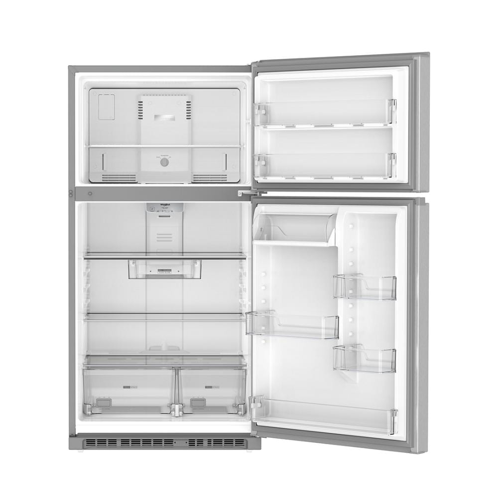 Whirlpool® 32.8-inch Wide Top Freezer Refrigerator with Total Coverage Cooling- 21.3 Cu. Ft.