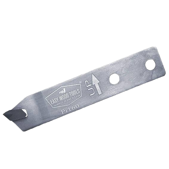 Replacement parting tool blade with metal construction for precision woodworking and home improvement projects